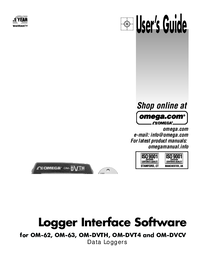 Thumbnail of document Manual - OM-DVTH Temperature/Relative Humidity Data Logger w/Graphing Display